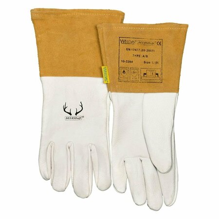 EXTRAER Weldas Premium Mig & Tig Deerskin Prestigious Welding Gloves EX3678314